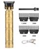 Vintage T9 Barber Clipper Rechargeable Cordless Hair Trimmer Kit For Men Professional Grade With Dragon Engraved Retro Design