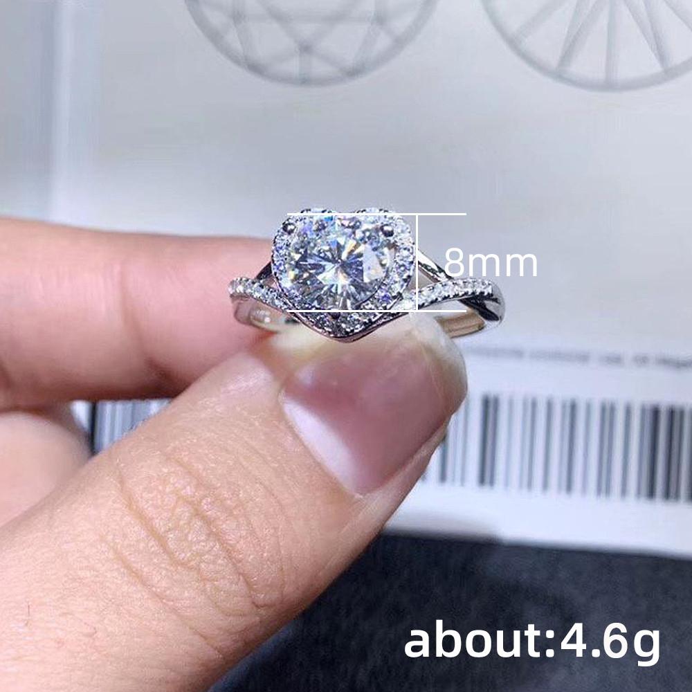 Neue Herzringe für Frauen 2022, Verlobung, Hochzeit, neue Ringe, Hochzeitstag, Liebesgeschenk, modischer Luxusschmuck