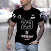 Men's 3D Printed T-Shirt Short Sleeve O-Neck Pullover Casual Top