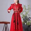 Mulan Rotes Antikes Stil Performance Kostüm