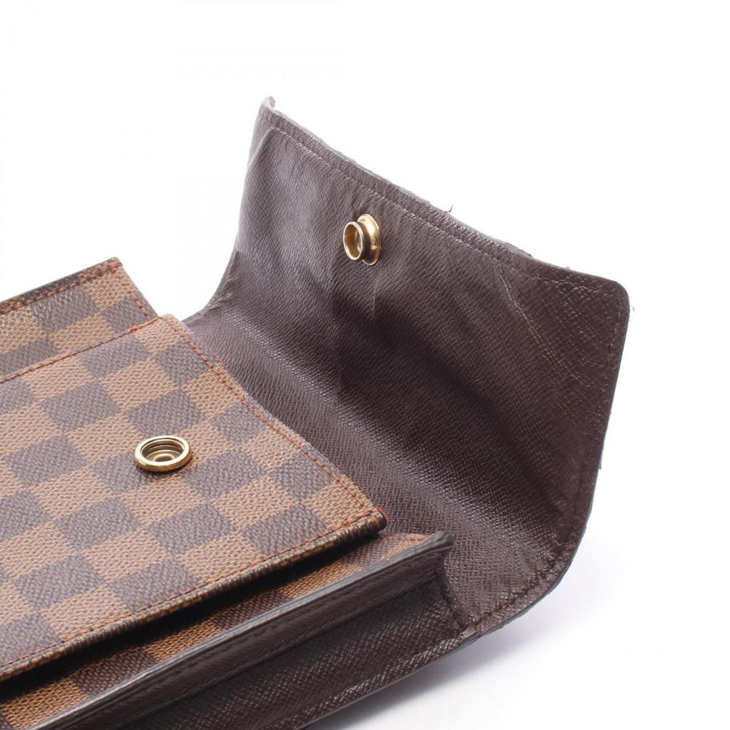 Used LOUIS VUITTON Pimlico Damier Ebene Shoulder Bag N45272 PVC coated canvas leather Brown Used Women