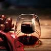 Blei freies Glas Wein Set, Rotwein Glas, Haushalt Große Kapazität Kelch, Fußloses Glas, Trauben Sektglas, 520ml
