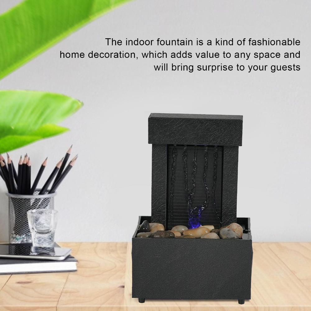 Plastic Indoor Plastic Flowing Water Ornament  Living Room Central Decor Piece