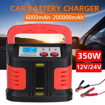 Automatická nabíjačka batérií 12/24V Štartovací zdroj Núdzová nabíjačka Booster Power Bank Pulzné opravné zariadenie pre auto nákladné auto