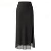 Jupes Longues Décontractées à Maille fendue taille haute sexy d'été pour femmes Tendance Y2K Midi Boho Florales Bodycon Tenues
