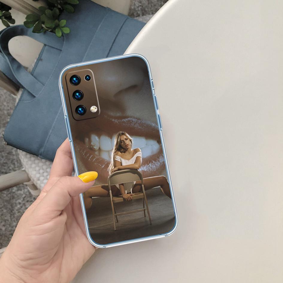 LO89 Tate McRae Soft Shell Transparent Phone Case for Samsung Galaxy A04 A04S A14 A23 A34 A54 M23 M33 M52 M53