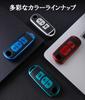 FRACTAL CREATION Leather-like TPU Smart Key Case for Mazda Key Cover with Carabiner Buckle