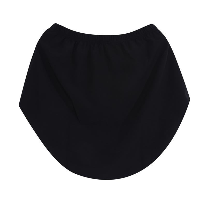 5XL Plus Size Shirt Extenders Women Fake Shirt Tail Irregular Skirt Blouse Tail Hem Soft Detachable Underskirt Sweater Hemline