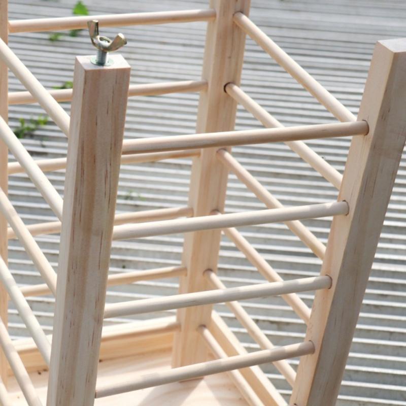 Versatility Wood Rabbit Feeder Practical Rabbit Hay Rack for Rabbit Owners Seeking Efficient Meal Solution Long Lasting