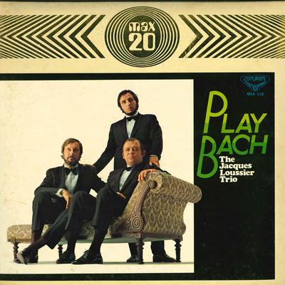 LP Record JACQUES LOUSSIER TRIO  Play Bach MAX118 LONDON 1972 Japan Obi Classical Used