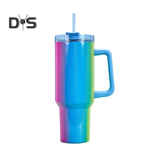 40oz Isolierbecher Edelstahl Isolierwasserflasche Wiederverwendbarer Vakuumbecher für Wasser Eistee Kaffee