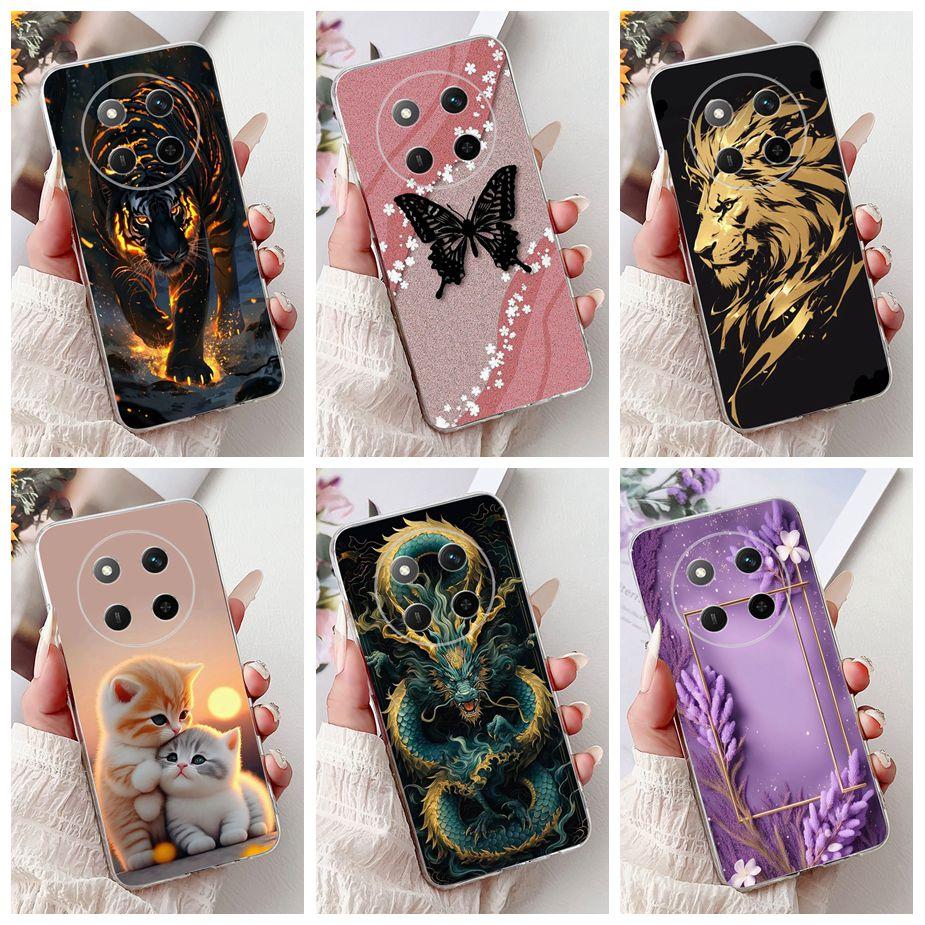 For Honor Magic 7 Lite Case BRP-NX1 2025 New Luxury Painted Cover Clear Silicone Soft Slim Phone Case For Honor Magic7 Lite Bags