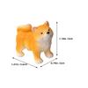 6Pcs Mini Decoration Hand-Painted Resin Small Dog Statues for Garden Patio Indoor Outdoor Miniature Puppy Sculptures