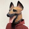 Halloween Horror Mask Party Latex Headgear Animal Roaring Dog Costume Carnival Party Shepherd Dog Prop