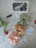 Jedwabna gumka do włosów scrunchie mulberry 6A beżowa XL duża premium 6cm