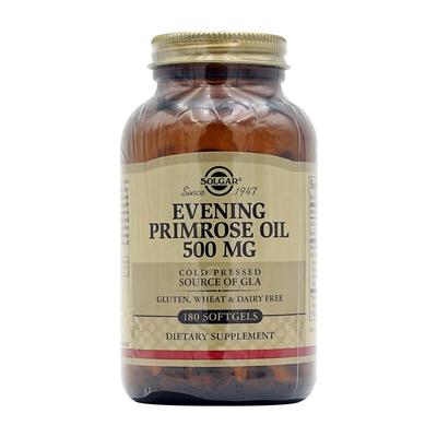 Evening Primrose Oil 500 Mg, 180 Softgels
