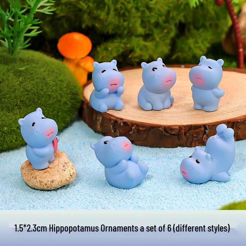 In Stock Hot-Selling Panda Doll Resin Craft Ornament for Micro Landscape Decor