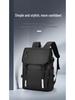 Men's Cross-Border Business Backpack - Large Capacity Travel and Outdoor Bag with Casual Printed Logo