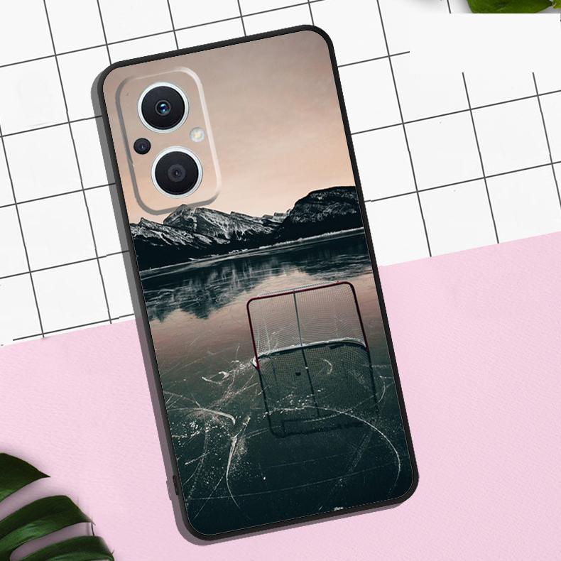 Ice Hockey Rink Case For OPPO Reno 7 8 10 11 12 13 Pro 13F 12F 11F 8T OPPO Find X8 Pro X6 X3 X5 Lite Cover