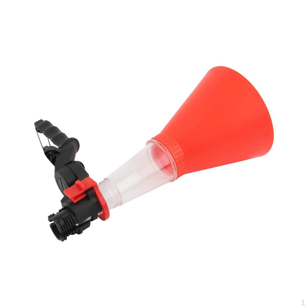 Car Engine Oil Funnel Adapter Clamp Retractable Adjustable All in 1 Automotive Fuel
