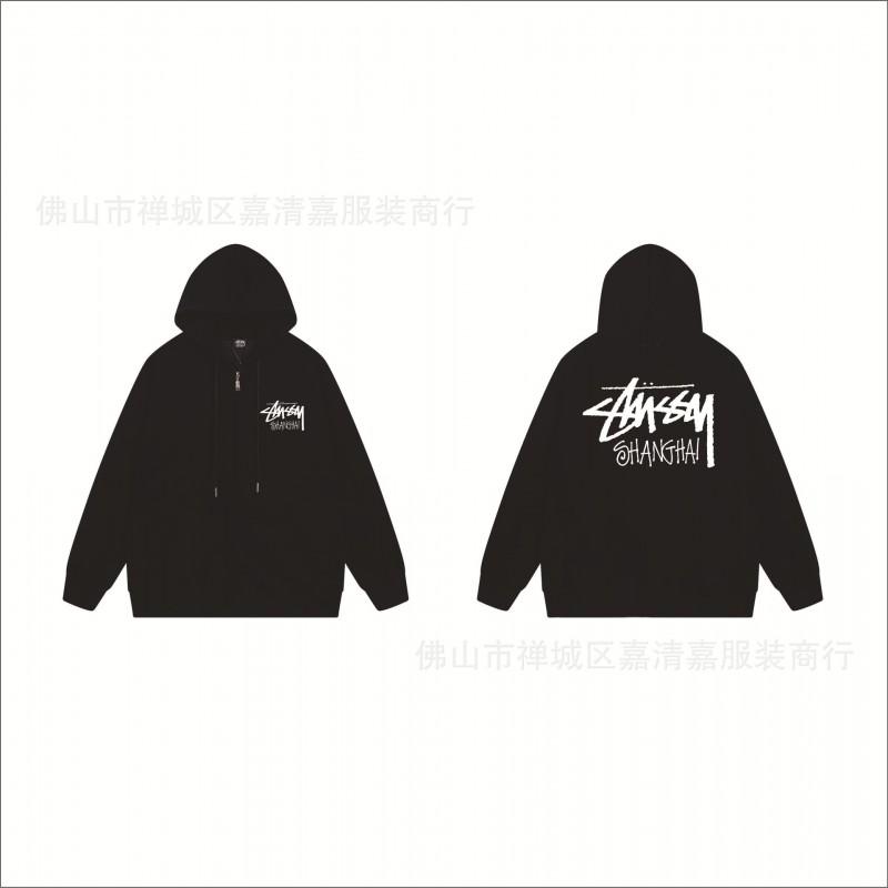 Mens Oversized Zip-Up Hooded Sweatshirt Casual Streetwear Cotton Pullover Fall