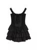 New Spring French Black Suspender Dress Children's Summer Waist French Skinny Temperament Princess Dress