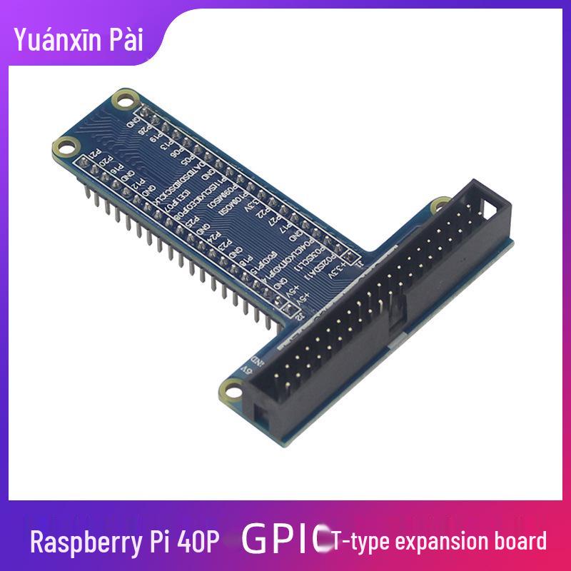 Raspberry Pi 3B+/4B T-type GPIO 40P Expansion Board