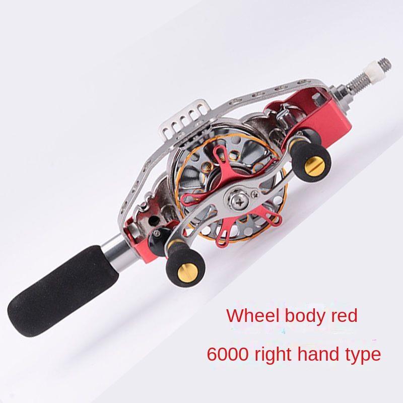 

Полностью металлическое удилище средней жесткости с пропускными кольцами, модифицированное внутренней автоматической прокладкой лески, передаточное число переднего колеса