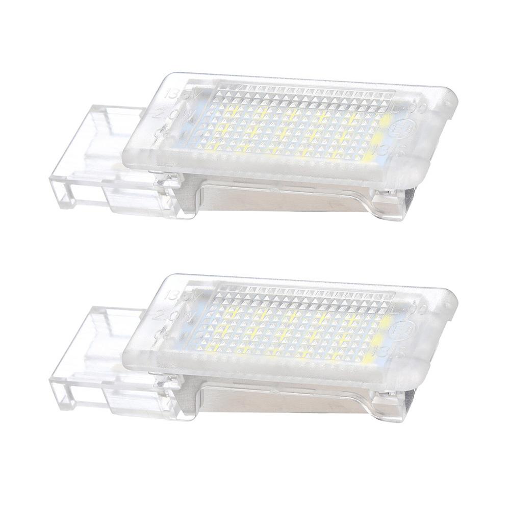 1/2X 12v Car white LED Footwell Light Glove box Trunk Light For VW Golf Polo Passat Tiguan Jetta Caddy UP T5 T6 Touareg Scirocco
