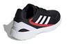 adidas Neo Nebula Ted K Fashion Patchwork Breathable Low Top Kids' Running Shoes Black Red White Kids' EH2542