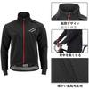 Rockbros Winter Cycling Jersey Windproof and Suitable for Men's Set, Cold-Resistant, Fleece-Lined, 0°C (4XL)