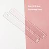 2Pcs Acrylic 2/3/4/5/6mm Rolling Strip Pin Rail Set Rolling Pin Guides Measuring Dough Strips Leveling for Pastry Baking Cookies