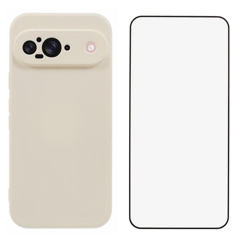 WANLONFENG RB2 Series for Google Pixel 9 Case TPU Phone Cover with Screen Protector