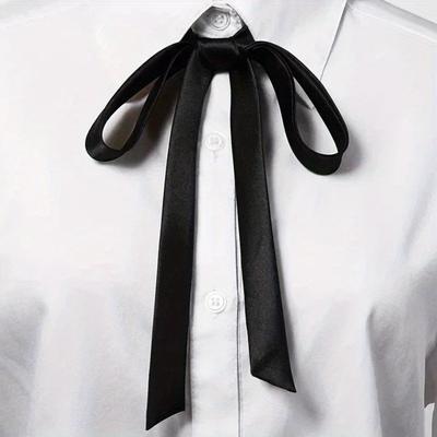 Kleine Krawatte Fliege College-Stil Schuluniform Hemd Zubehör Herren Damen Langer Abschnitt Luftschlangen Kragen Blumen