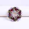 Garland-Brooches Fashion Rhinestone Flower Brooch For Women Crystal Pins Wedding Decoration Jewelry Accessories
