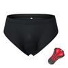 Slip da Ciclismo da Uomo con Imbottitura in Gel Traspiranti Asciugatura Rapida Compressione Biancheria Intima Bici da Strada Mountain Bike