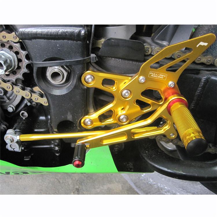 Arashi Motorcycle accessories footrest footpeg pedal foot peg Rearset Rear Set foot rest For KAWASAKI ZX10R 2006 2007