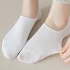 New Women's Solid No Show Socks Breathable Sweat Resistant Anti-odor Invisible Sock Breathable Casual Comfortable Sox Female