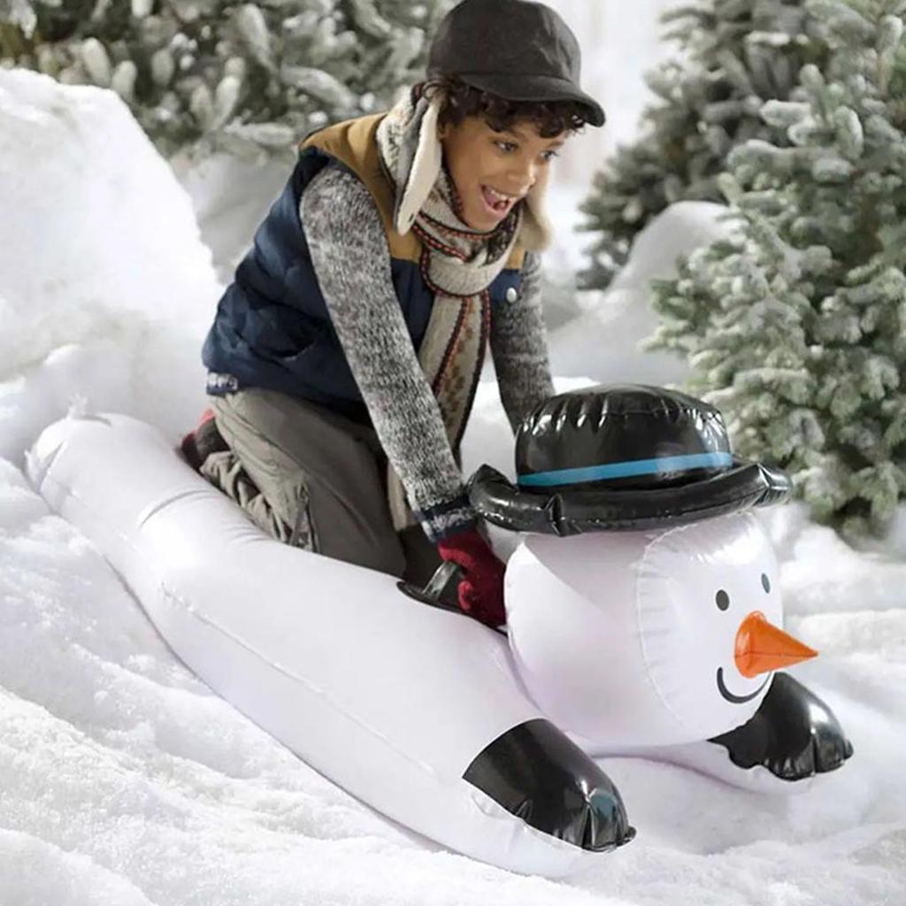 Asixxsix Snow Tube, High-Durability Inflatable Snow Sled, Easy to Use and Carry, Safety Handle, Kids Snow Tube, Winter Toy for Boys and Girls,