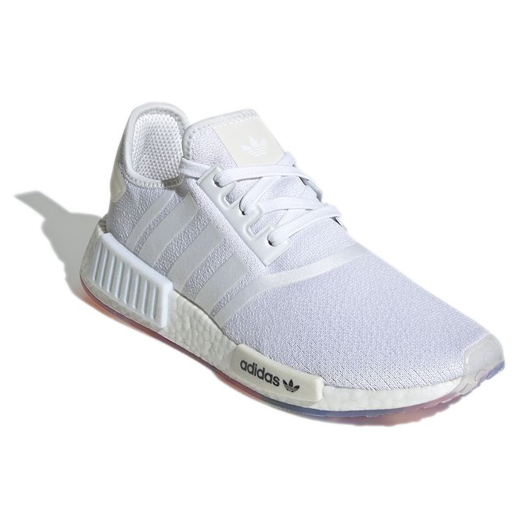 Adidas NMD_R1 Triple White Unisex Sneakers Fottøy-Hvit Off-White GW8062