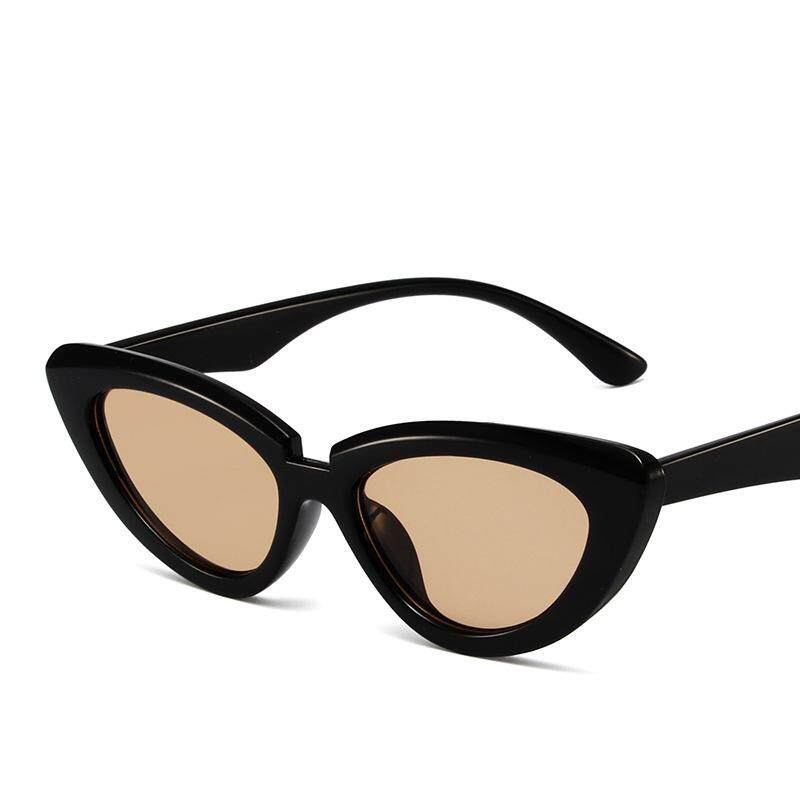 

Винтажные солнцезащитные очки в маленькой оправе «кошачий глаз» в стиле ретро, неполяризованные, модные, индивидуальные, уличные очки