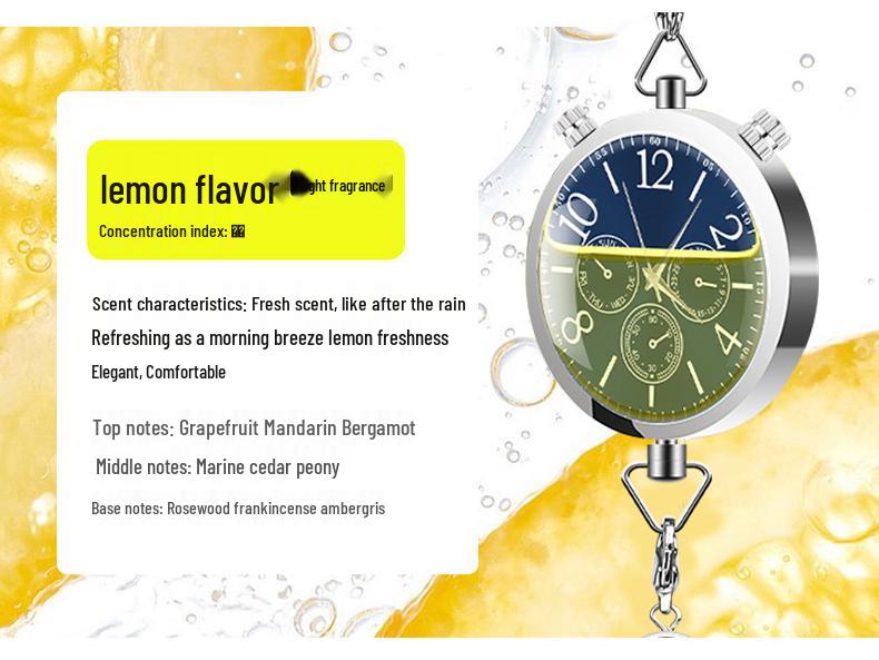 Hanging Car Air Freshener Pendant - Essential Oil Aromatherapy Deodorizer with Long-lasting Light Fragrance for Car Interior Decoration