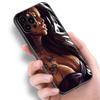 Applicable Apple Iphone13 Phone Case Sleeve Tattoo Sexy Girl Phone Case Painted Anti-Drop Small