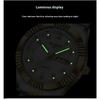 Top Brand Fashion Temperament Men's Watch Luminous Double Calendar Solid Steel Band Quartz Watch Couples Watch