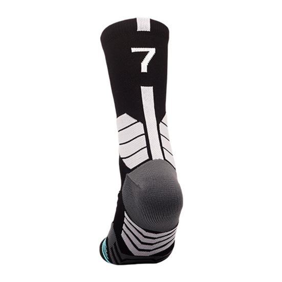 Șosete de baschet cu dungi anti-alunecare rezistente la șocuri Design util de imprimare Fotbal