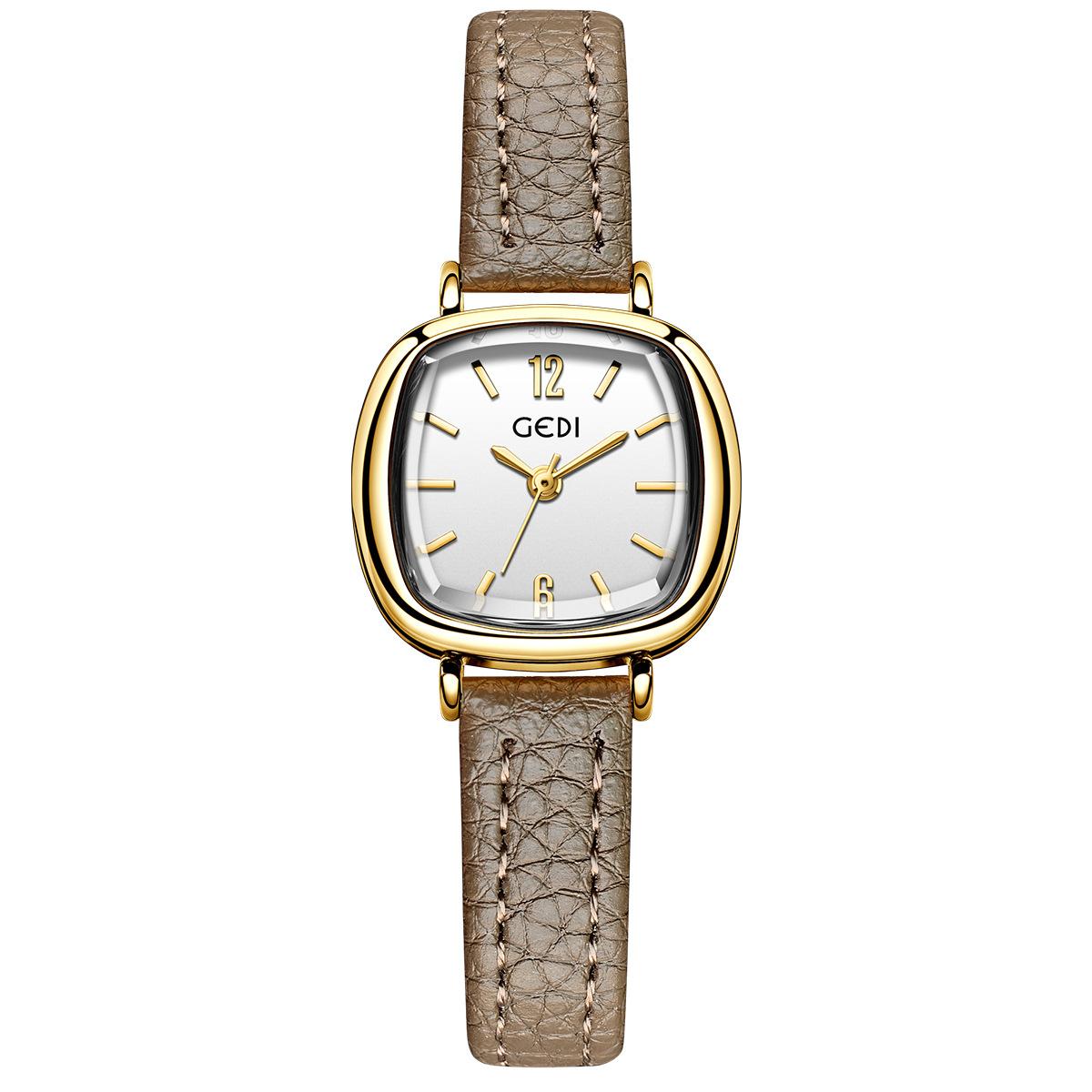 

Ladies Watch Simple Ankola Red Student Watch Small Exquisite High End waterproof Women s Fashion Quartz Clock Wristwatches gift сірий