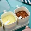 Organizador de Condimentos Antideslizante Contenedor de Especias Hermético Herramientas para Especias Caja de Especias Cocina