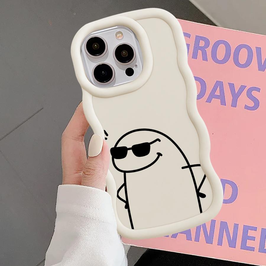 Line People Case for iPhone 8 14 XR 15 Plus 11 13 12 17 Air 16 Pro Max Soft Phone Cover