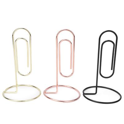3 Stück Metall Memo Klemmenhalter Tischnummer Namenskartenhalter Büro Schreibtisch Organizer
