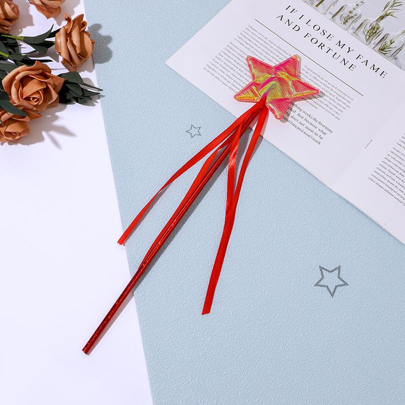 

Glittering Five-Pointed Star Fairy Wand - Cute Cartoon Performance Prop